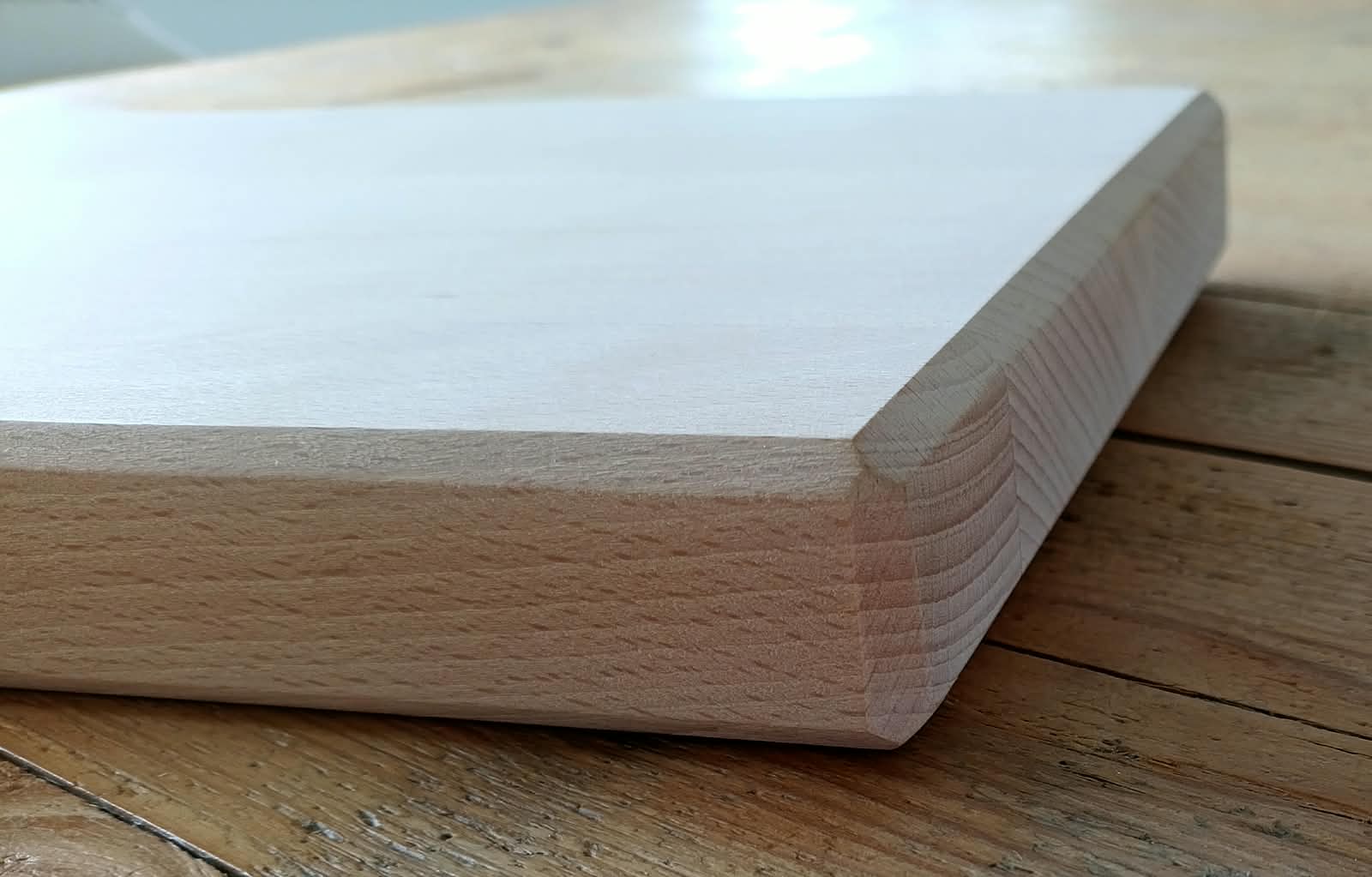 Plateau rectangulaire Hêtre en situation